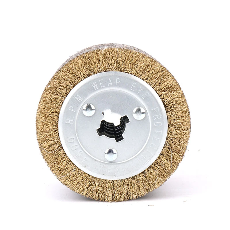 

Deburring Abrasive Stainless Steel Wire Round Brush Polishing Grind Buffer Wheel