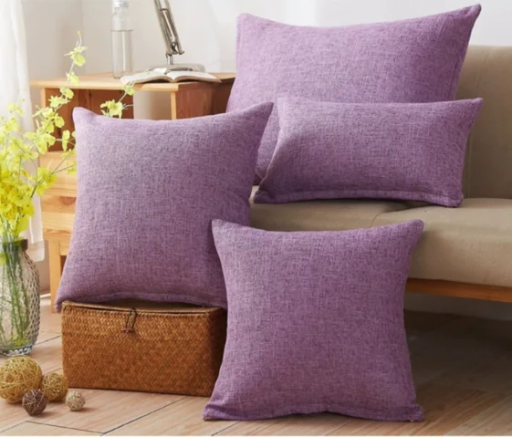 Light purple cushions sale