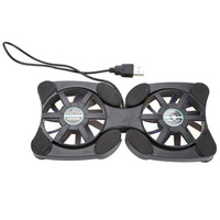 Foldable USB Cooling Fan Mini Octopus Cooler Pad Quiet Stand Double Fans For Notebook Laptop PC Cooling Pad