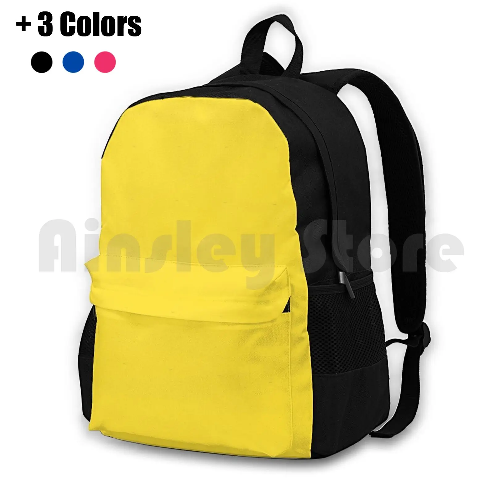 Beautiful Cushions / Plain Banana Yellow Outdoor Hiking Backpack Riding Climbing Sports Bag Banana Yellow Sunshine Sunflower