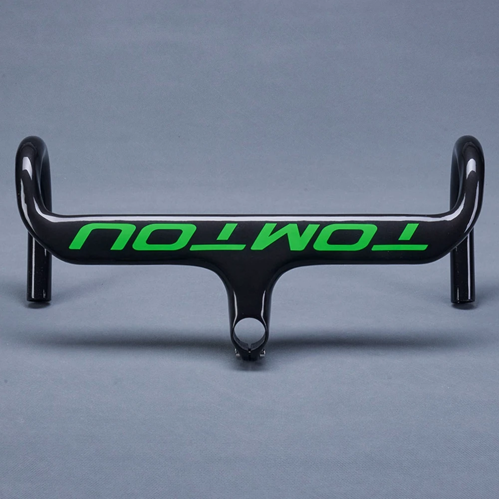 

TOMTOU Carbon Road Integrated Handlebar 28.6mm Handlebars 400/420/440mm For Road Racing Bicycles Handle Bar Bicycle Parts