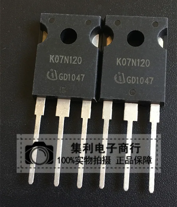 10PCS/Lot   K07N120 IKW07N120