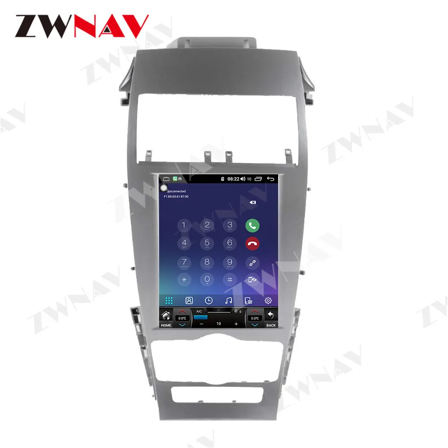 ZWNAV For Lincoln MKZ Continental 2013 - 2020 head unit free map GPS Tesla IPS style octa core Android 10 Car gps navigation