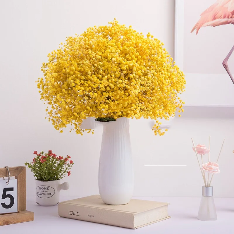 Gypsophila Dried Flowers Real Flower Ornaments Small Fresh Home Decor Living Room Decoration Bouquet Straight Hair Wholesale