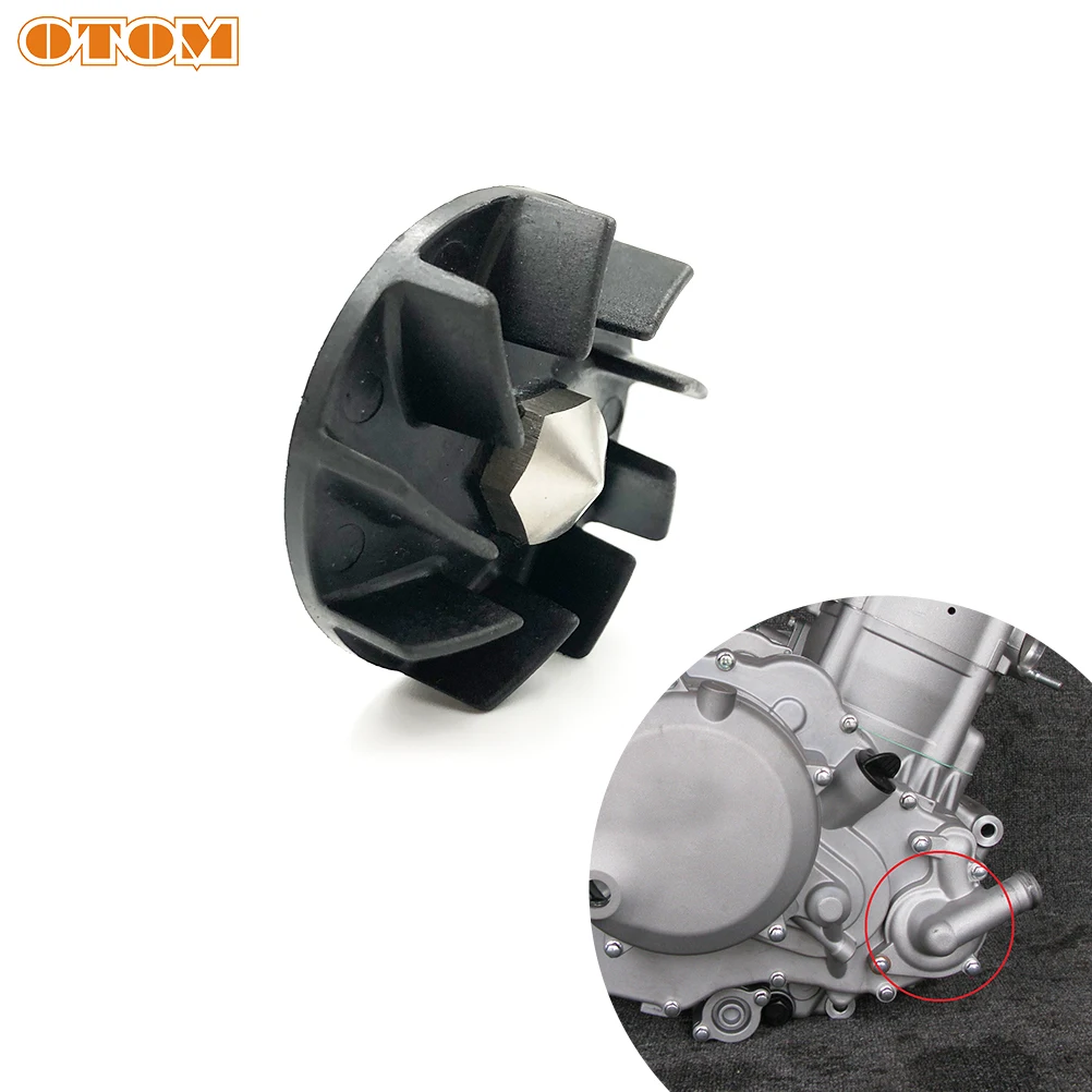 OTOM NC450 Parts Water Pump Impeller For ZONGSHEN Engine NC RX4 ZS194MQ Motor KAYO K6 Motoland BSE VENTO Asiawing Xmoto