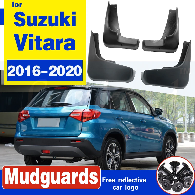 Car styling Splash Guards Mud Guards Mud Flaps FIT FOR 2016-2020 Suzuki Vitara Escudo Fender 4pcs/set 2017 2018 2019