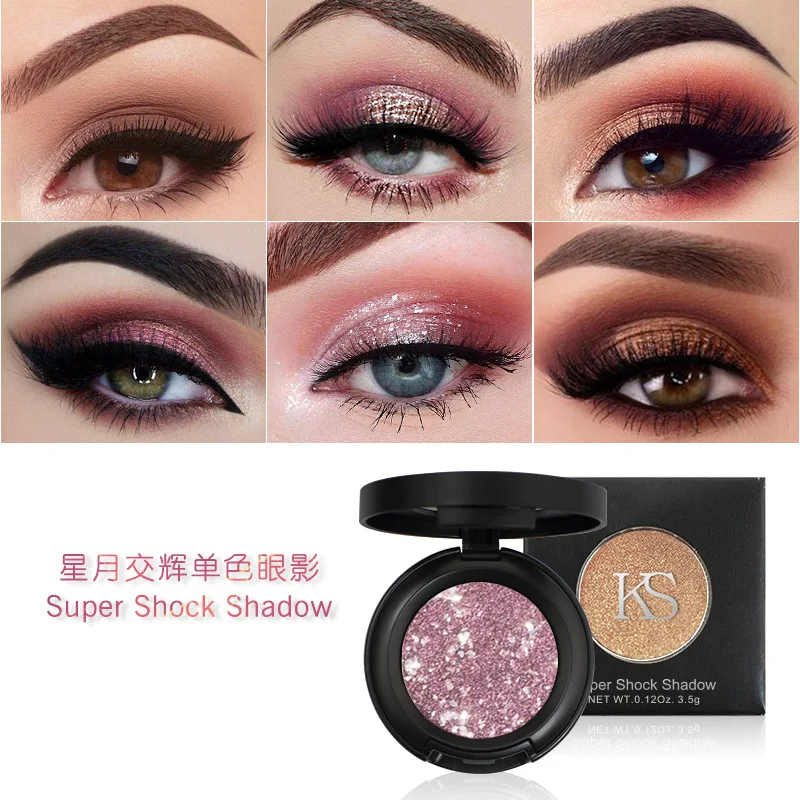 Kimuse Itostar Monochrome Eye Shadow Matte Pearly Lustre Polarized Light Waterproof Not Smudge Monochrome Eye Shadow