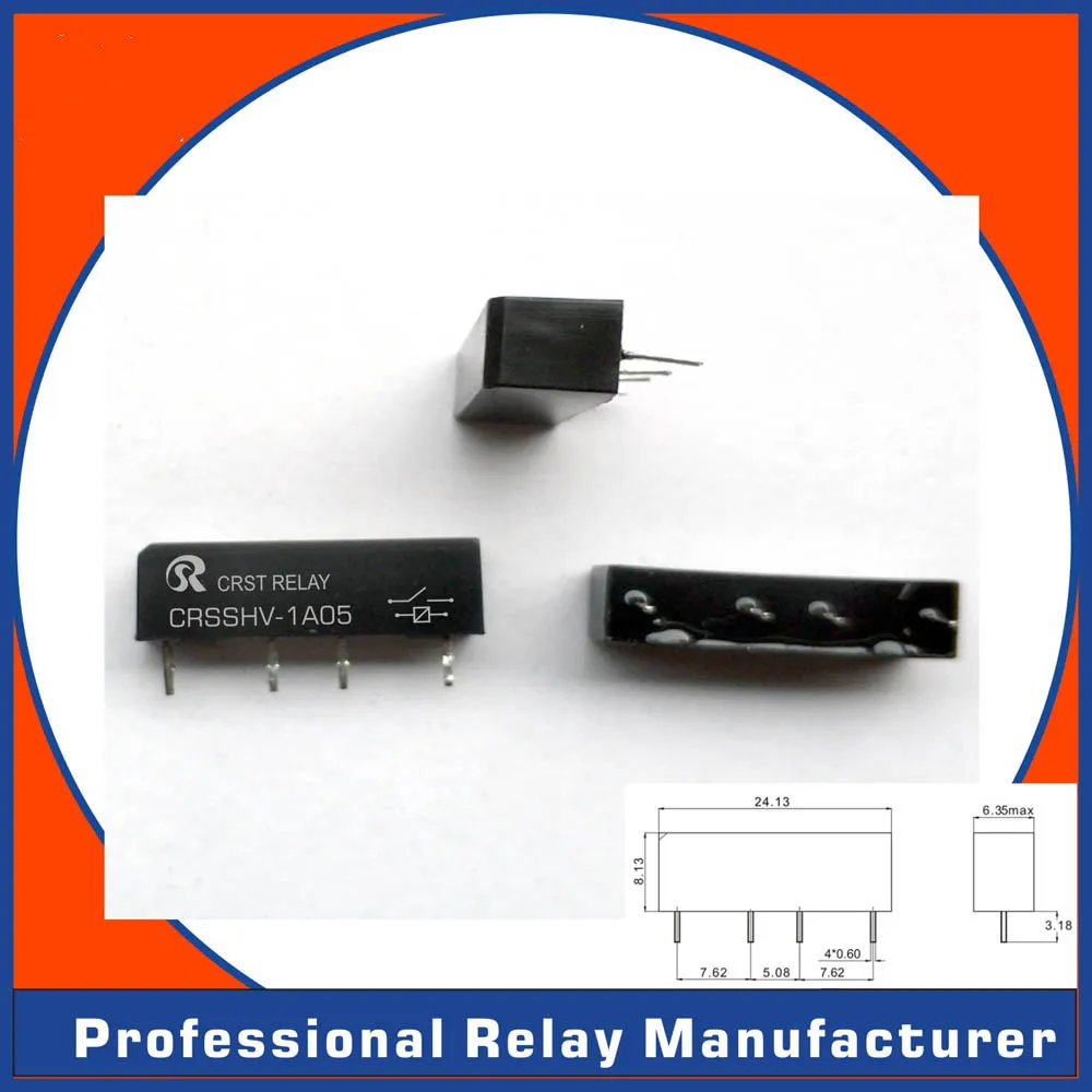 Reed high voltage relay SG1A05AWR 4PIN  SIL-1A05D Normally open single pole single throw