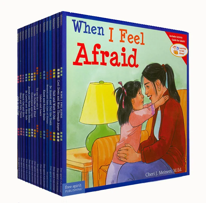 15 Bücher/Set „Lernen, Kinder lernen“, pädagogisch, englisch, Bilderbuch, Sozialkenntnisse, IQ, EQ, Praxis für Alter 5–10 Jahre