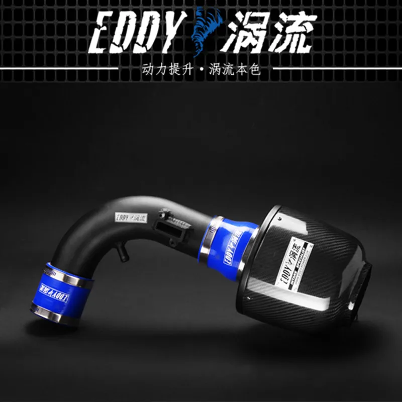 EDDY Intake System Air Intake Pipe & Carbon Fiber Air Filter for Nissan Sunny 1.5 2011 Car Engine Parts Accessories