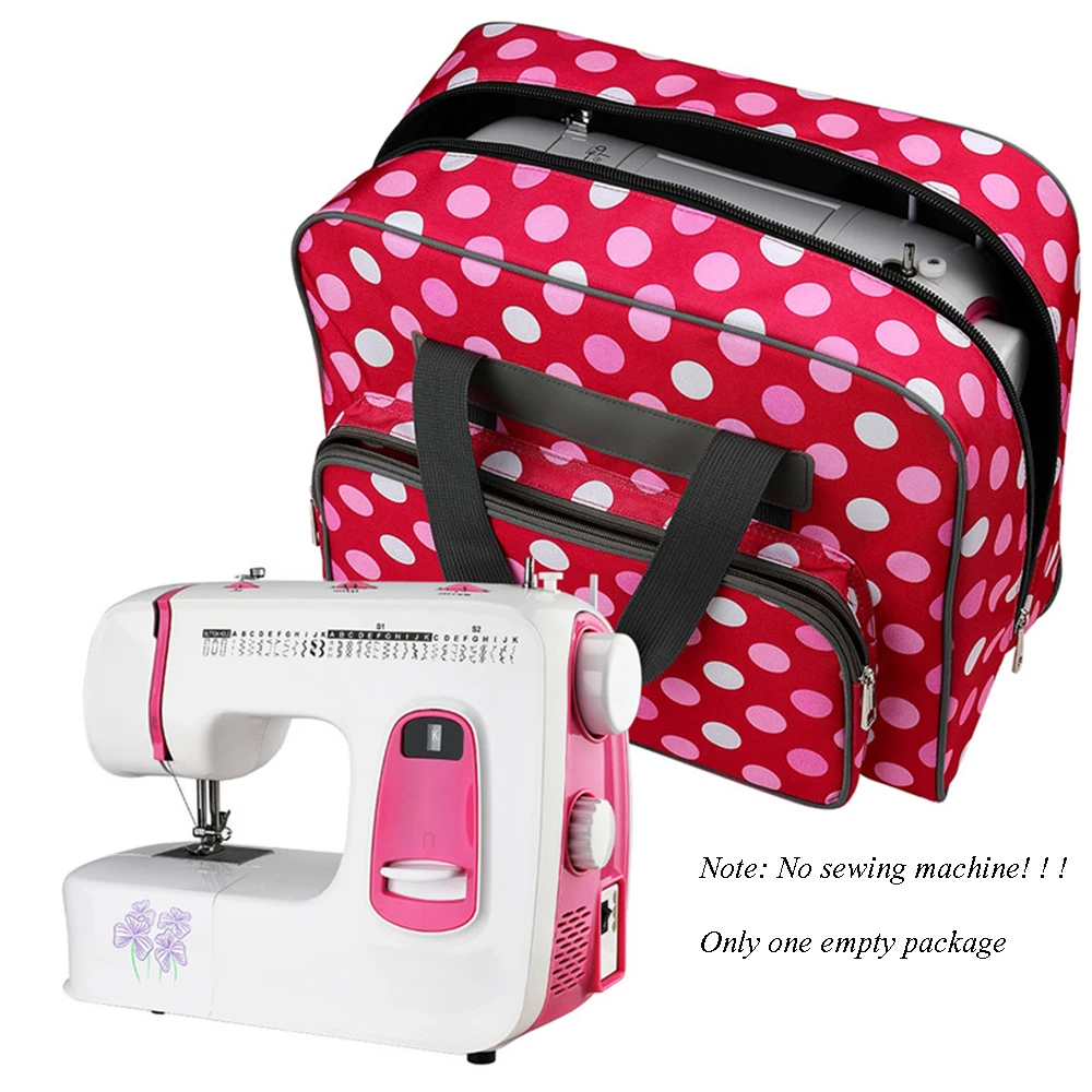 

1 Piece Travel Durable Tote Large Capacity Sewing Machine Bag Wave Point 600d Oxford Cloth Sewing Machine Wool Bag