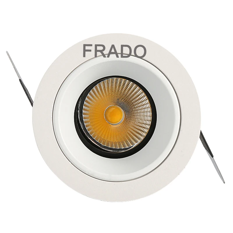 Hohe Helle 5W 7W 12W 20W 30W Dimmbare COB LED Downlights 24 Winkel Leuchte Einbau lichter der decke Unten Lampen Garantie – Detail 16