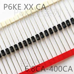 20PCS TVS Diode P6KE18CA P6KE20CA P6KE22CA P6KE24CA P6KE27CA P6KE30CA P6KE33CA P6KE36CA P6KE39CA Transient Voltage Suppressor