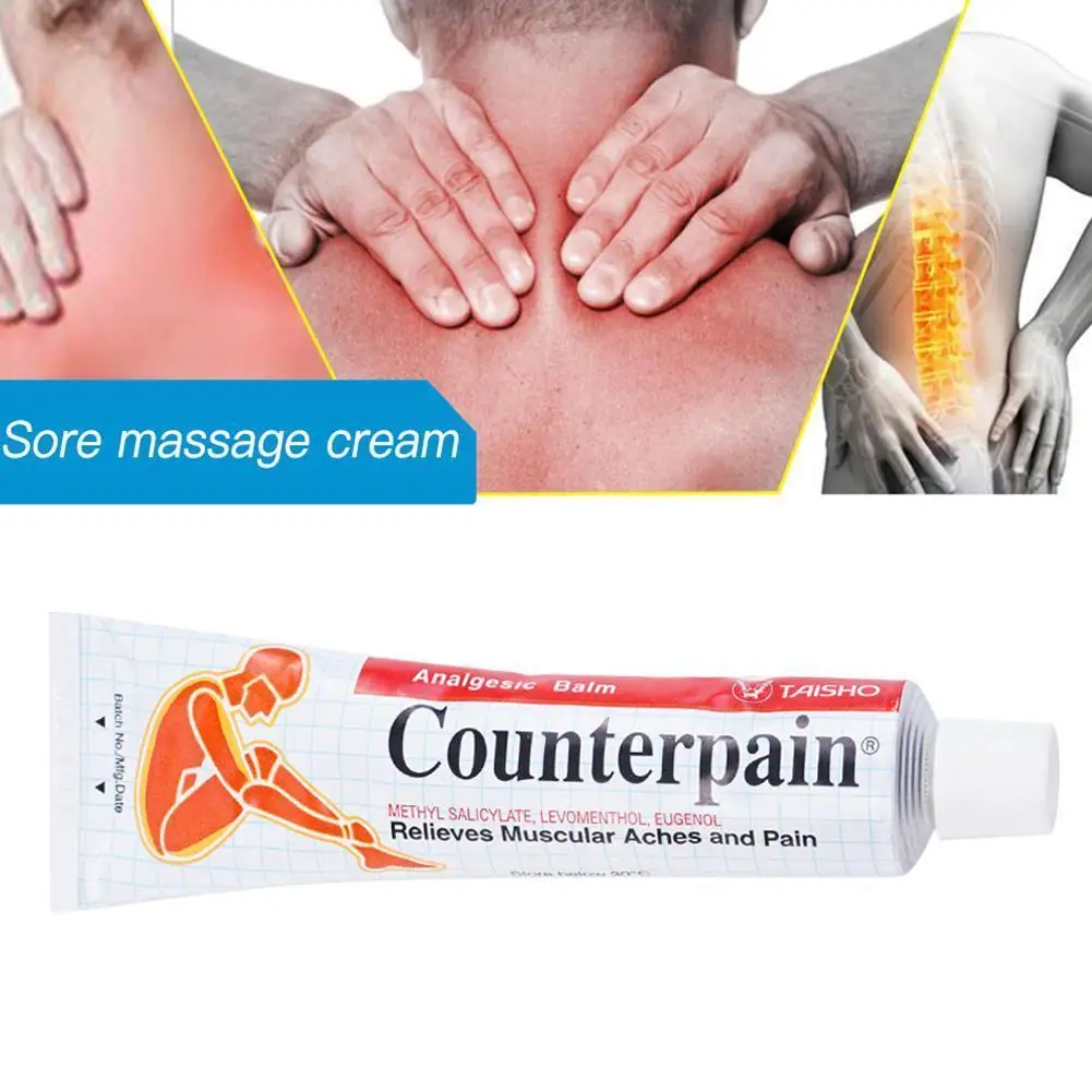 120g Thailand Counterpain Analgesic Balm Relieve Muscle Sore Aches And Rheumatoid Arthritis Pain Ointment Sprains Massage Cream