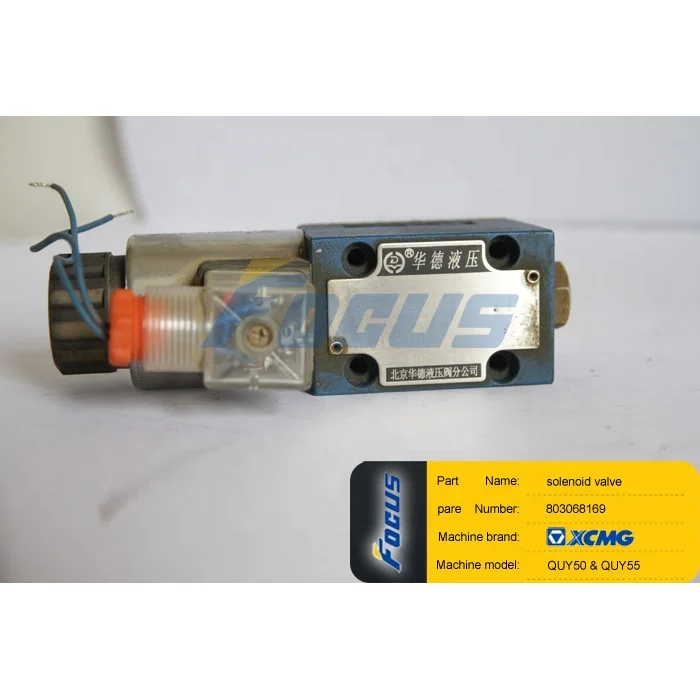 Crawler Crane Spare Parts QUY50 QUY55 XGC55 Solenoid Valve 803068169