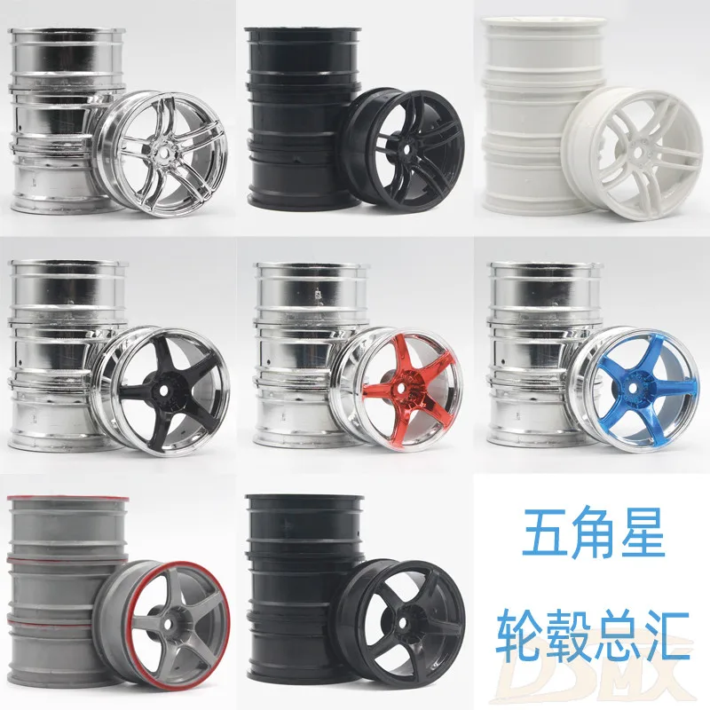 Pentagram Plastic Wheel Rim Fit HPI HSP RC model 1:10 On-Road Racing Car 9064 for HSP94123/94122/94103/D4/D3