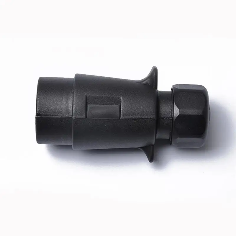 12V 7 Pin Kunststoff Europäischen Anhänger Stecker Tow Bar Elektrik Stecker Anhänger Adapter Für Indikatoren Seite Lichter Bremsleuchten