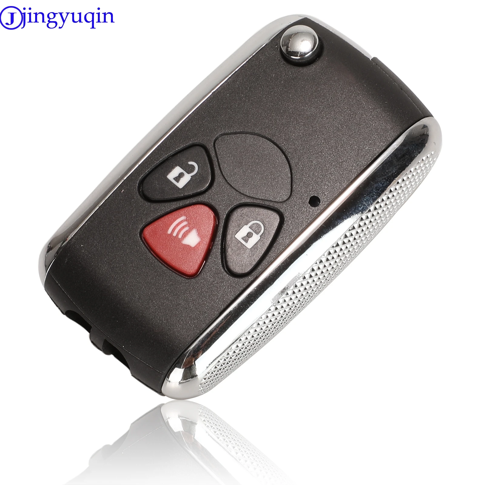 Jingyuqin 2/3/4 Tasten Geändert Flip Remote Auto Schlüssel Shell Fob Fall Für Toyota Corolla RAV4 Camry Avlon