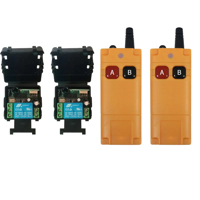 433MHZ 12V Wireless remote switch  Relay module Entrance guard  exhibition hall of lamps and lanterns Motor remote control