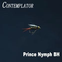 5pcs/pack Bead Head Prince imitating stonefly caddis mayfly well-loved nymph pattern 14# sink quickly fly fishing trout wet fly