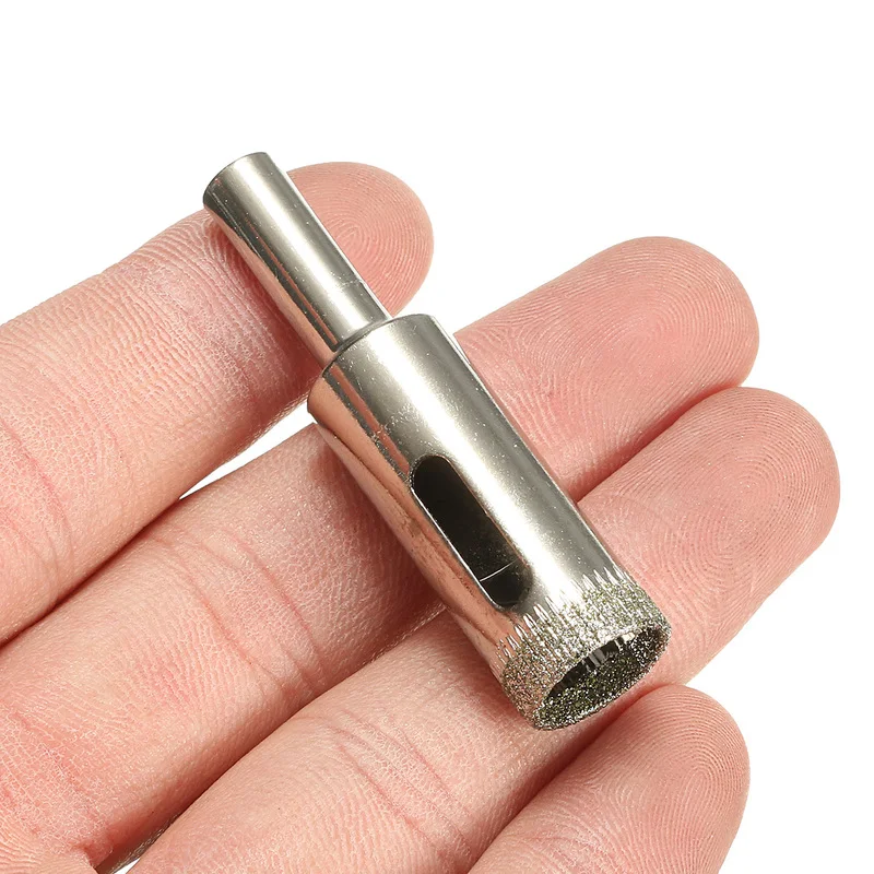 10 Pz/set 13 Millimetri 1/2 Pollici Diamantati Punta Del Trapano Set Mattonelle di Marmo di Vetro di Ceramica Foro Seghe Foratura Bit per Utensili Elettrici