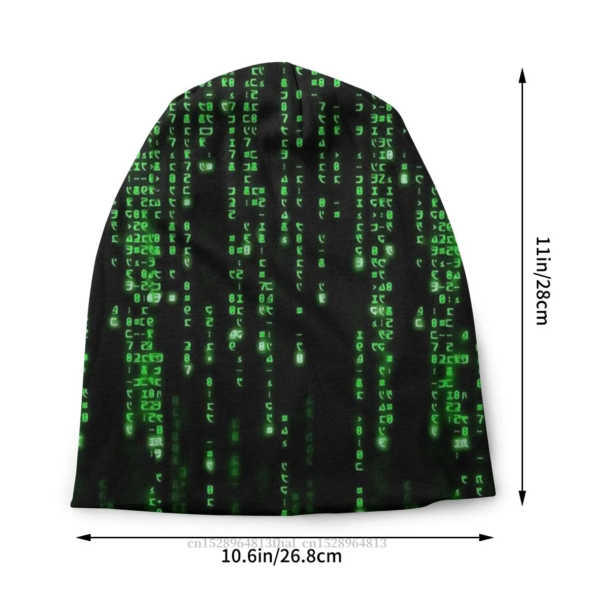 Knitted Hat Binary Code Beanie Caps For Men Women The Matrix Neo Anderson Morpheus Film Skullies Ski Caps Cotton Bonnet Hats