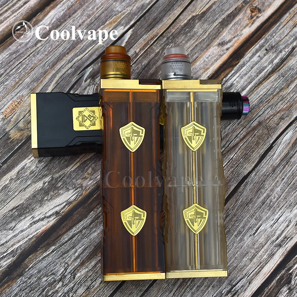 Ridder Mod Kit Fit 4*18650 Batterij Mechanische Mod E-Sigaret Messing Pei Materiaal Vape Fit Profiel Rda Vs Pantsermods