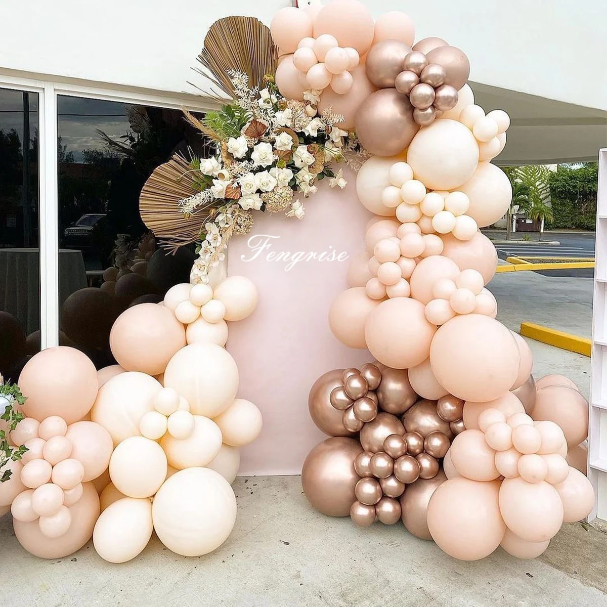 

Rose Gold Balloon Garland Arch Kit Macaron Pink Latex Baloon Wedding Birthday Party Decorations Kids Baby Shower Girl Ballon