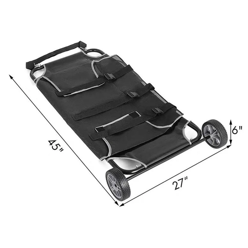 ALWAYSME Animal Pet Dog Transport Stretcher Trolley With Wheels