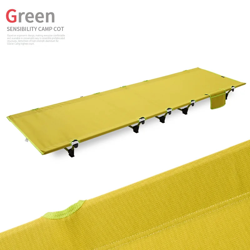 Portable Camping Bed for Outdoor, Folding Bed, Simple Leisure Cot, Lunch Break, Lightweight