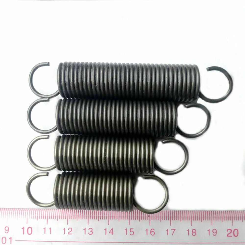 1szt Średnica drutu 2.0mm Sprężyna przedłużająca Sprężyny rozporowe Długość 50/60/70/80/90/100/120/140-500mmŚrednica zewnętrzna 10/12/14/16/18mm