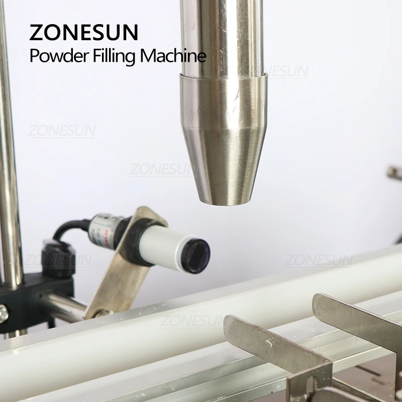 Zonesun automático 50-500g alho curry proteína máquinas de empacotamento de alimentos leite erval seco pó máquina de enchimento