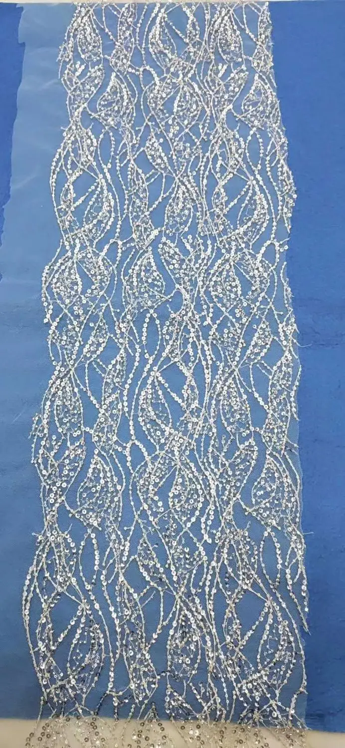 

beaded lace with sequinces and beads.embroidery beaded lace bridal dress beading lace fabrics 10 yards/Lot