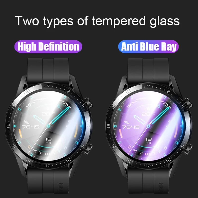 Anti Blue Ray Tempered Glass Screen Protector for Huawei Watch GT 2 46mm Honor Magic 2 Protective 9h Glass Film for Huawei GT2e