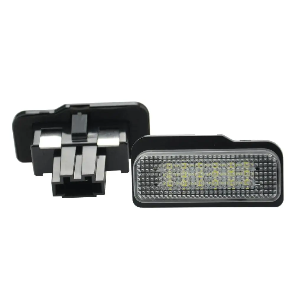 For Mercedes BENZ S-CLASS W211 C-CLASS W203 W219 SLK R171  Car Rear white LED license plate light number plate lamp