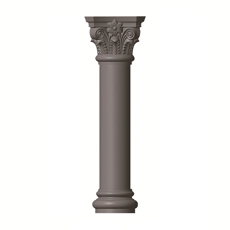 

ABS Plastic Roman Concrete Column 50cm 20 Inches Large Pillar Mould for Garden Villa Home Decoration