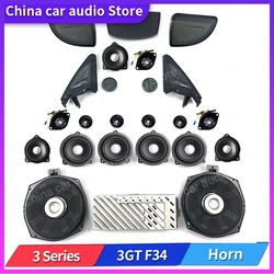 Car For BMW F34 GT 3 Series Original Horn loudspeaker Audio Cover Power Amplifier Bass Tweeter Midrange Speakers Subwoofer Kit
