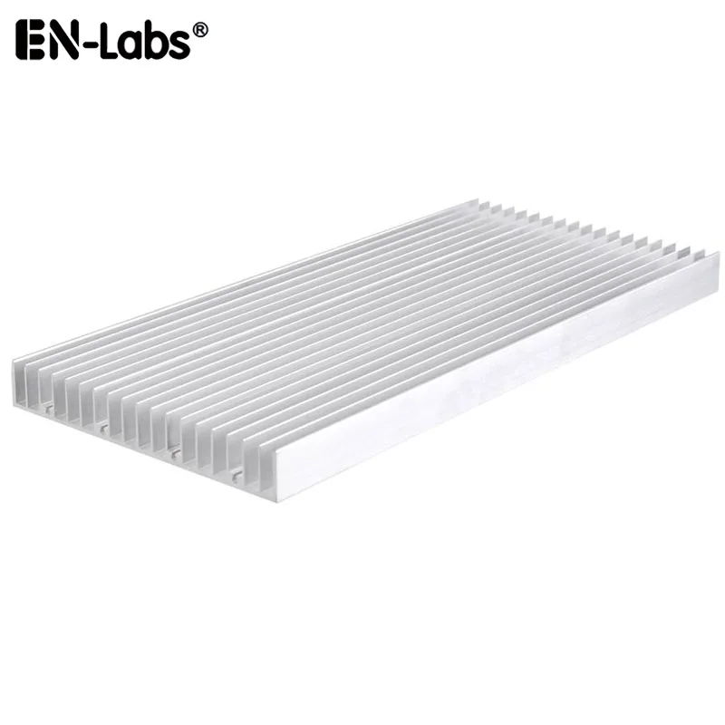 Aluminum Heat Sink Heatsink for LED Light 8 x 3W / 20 x 1W,Radiator Cooler Fin for High Power Amplifier IC Chip 140x20x300/150mm