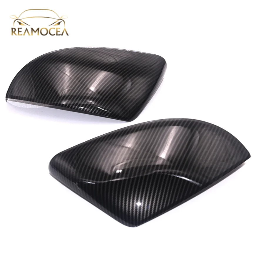 Reamocea 2Pcs Right/Left Wing Rearview Mirror Cover Decorations Car Accessories Fit For Land Rover Discovery Sport Velar Evoque