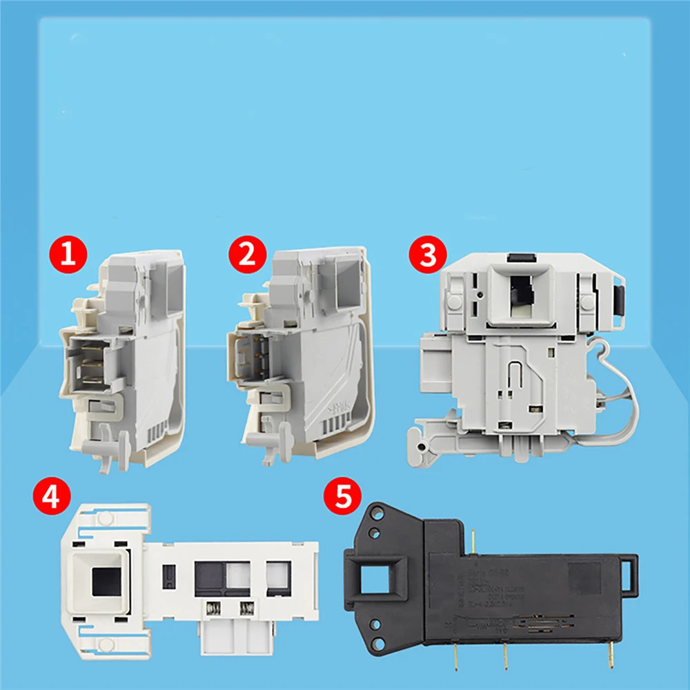 For Siemens Bosch Drum Washing Machine Electronic Door Lock Door Switch Buckle for Siemens Bosch Drum Washing Machine Parts