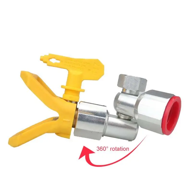 ZHUI TU Universal Boutique Airless Spray Gun Connector 360 Rotatable Aluminum Alloy Airless Paint Sprayer Swivel Joint Adapter