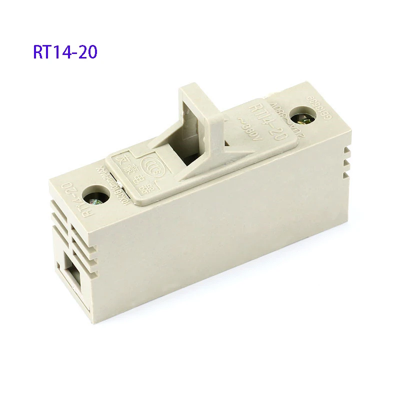 20pcs R015 fuse 10*38mm ceramic fuse tube RT18 0.5 1 2A 3 4 5 6A 10A 32A 500v multiple specifications