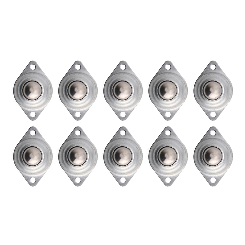 10 peças 5/8 quot 15.8mm flange montada unidade de transferência de esferas rolamento transportador rolo roda carga 20kg CY-15A