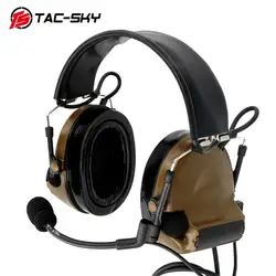 TAC-SKY COMTA II auriculares tácticos orejeras de silicona reducción de ruido captación tiro intercomunicador auriculares y táctico U94ptt