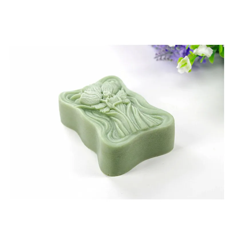 Tulip Flower Soap Resin Mold Silicone Flower Fairy Mold for Soap Making Handmade Soap Mold DIY Scented Candle Art Craft Moulds