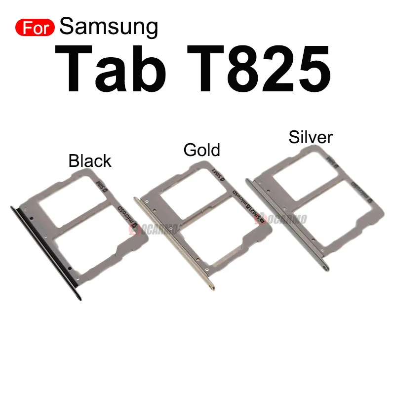 5Pcs Sim Card MicroSD SIM Tray Slot Holder For Samsung Galaxy Tab T820 T825 S3 9.7 T835 S4 Replacement Parts