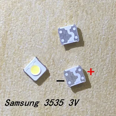 

50-100 шт LED LCD TV подсветка bead 1W 3V 3535 3537 холодный белый свет bead SAMSUNG