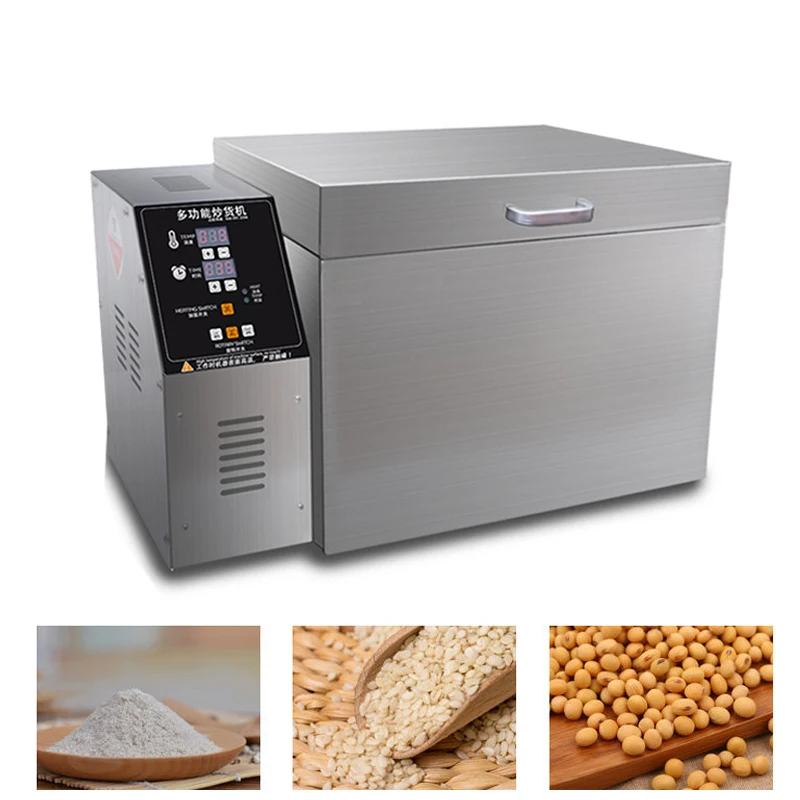 

Electric Coffee Bean Roaster Multifunction Grain Seeds Baking Machine Flour Peanut Roasting Machine