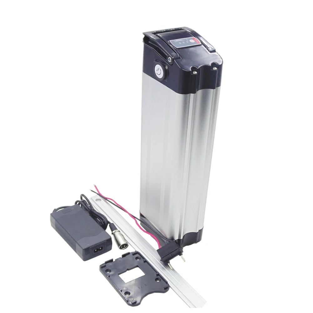 Lithium Ion Ebike Battery Pack, Silver Fish Electric Bicycle Battery, 24V, 20Ah