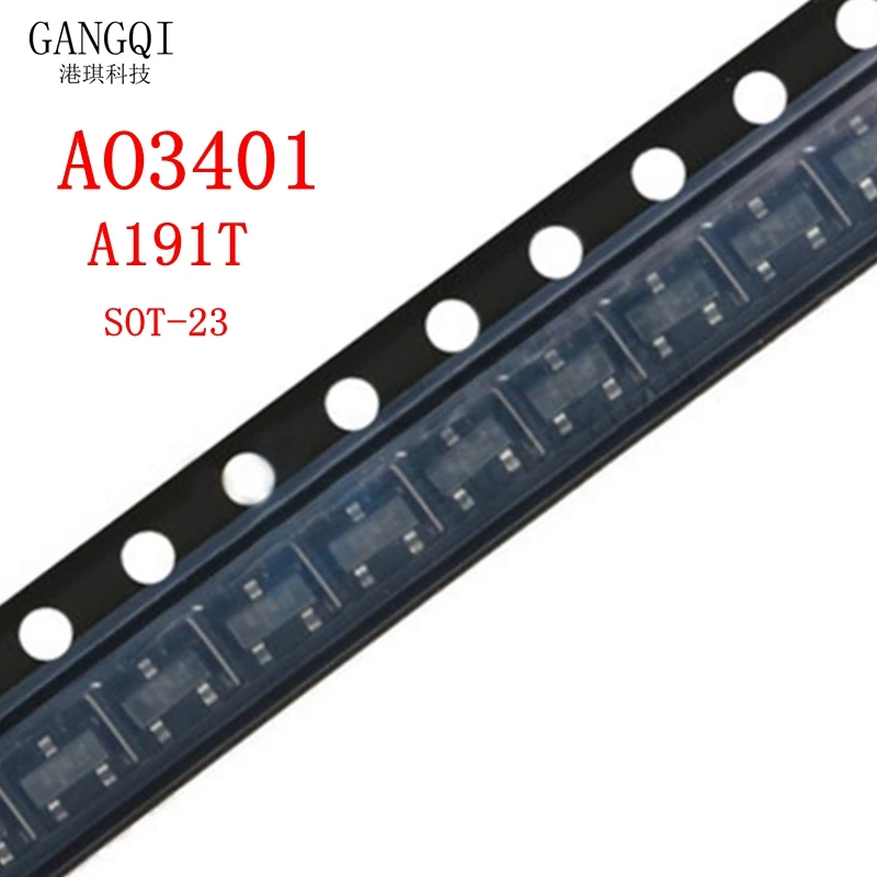 100PCS AO3401 SOT23…